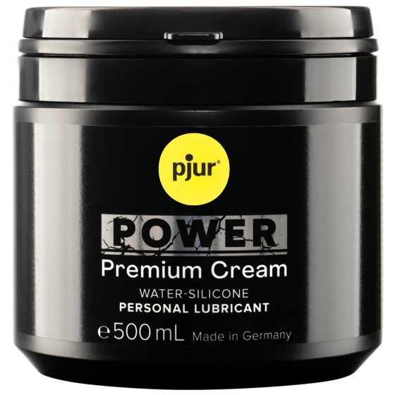 pjur Power Premium Creme vegyesbázisú síkosító krém (500 ml)