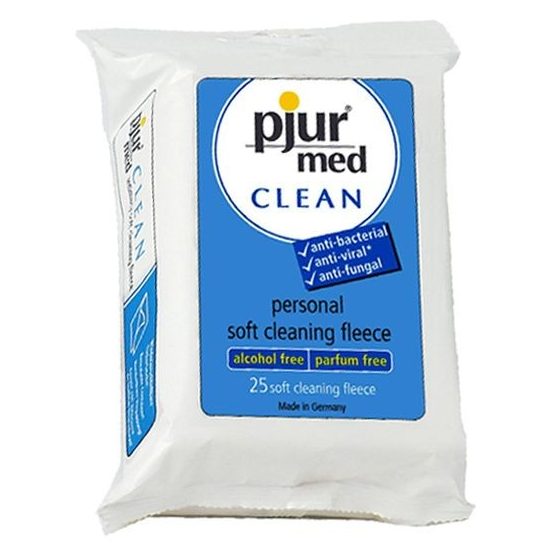 Pjur Med Clean Fleece eszköztisztító kendő (25 db)