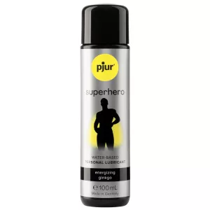 pjur Superhero vízbázisú síkosító, vitalizáló hatással (100 ml) 