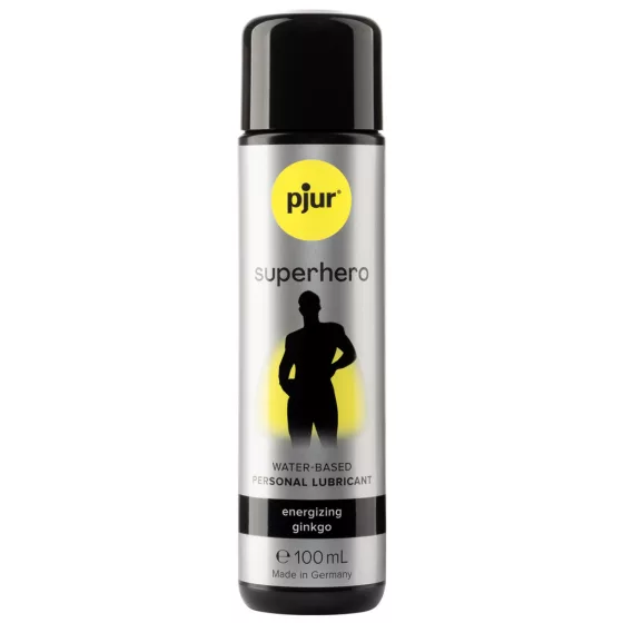 pjur Superhero vízbázisú síkosító, vitalizáló hatással (100 ml) 
