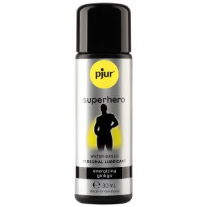pjur Superhero vízbázisú síkosító, vitalizáló hatással (30 ml) 