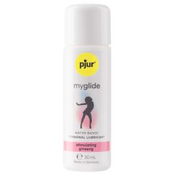   pjur Myglide vízbázisú síkosító, vágyfokozó és melegítő hatással (30 ml)