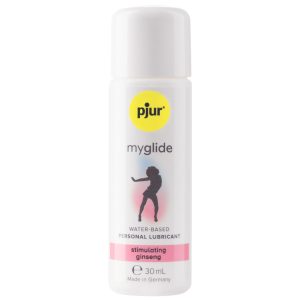 pjur Myglide vízbázisú síkosító, vágyfokozó és melegítő hatással (30 ml)