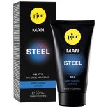   pjur Man Steel bőrápoló gél intim területre, uraknak (50 ml)