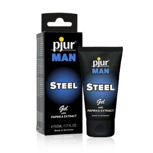 pjur Man Steel bőrápoló gél intim területre, uraknak (50 ml)