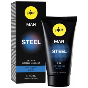pjur Man Steel bőrápoló gél intim területre, uraknak (50 ml)