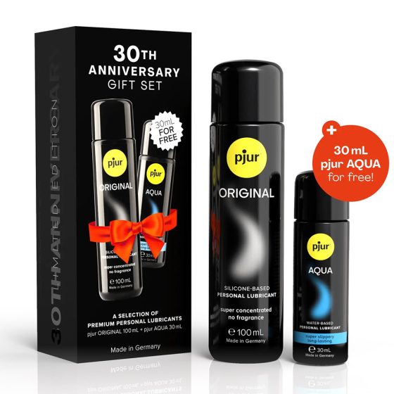 pjur 30. jubileumi síkosító csomag (100 ml+30 ml ajándék)