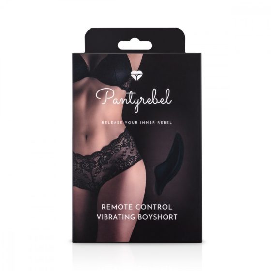 Pantyrebel hordható, távirányítós vibrátor, alsóneművel (boyshort)