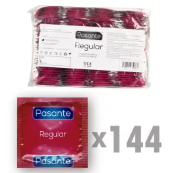 Pasante Regular anatómiailag formázott óvszer (144 db)