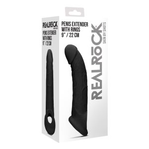 RealRock pénisztoldó (fekete)