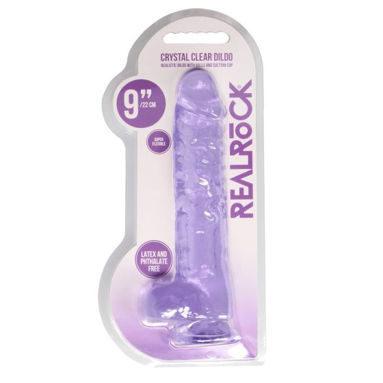 RealRock realisztikus, tapadótalpas dildó, herékkel (22 cm) RealRock realisztikus, tapadótalpas dildó, herékkel (22 cm)