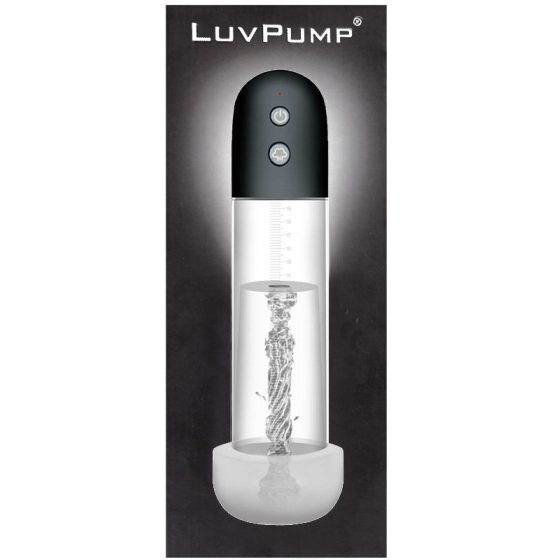 LuvPump automatikus, akkumulátoros péniszpumpa, maszturbációs betéttel