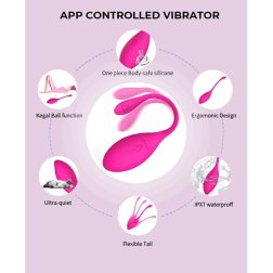 Realov Serena okos vibrációs tojás (piros) (APP-os).