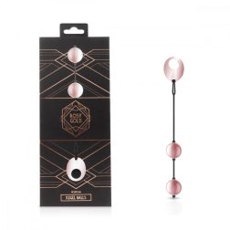 Rosy Gold Ben Wa fém gésagolyó páros