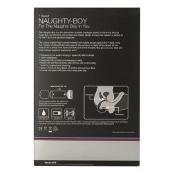   Rocks-Off Naughty Boy prosztatadildó és perineum vibrátor (fekete)