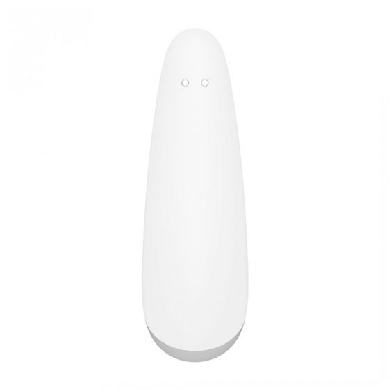 Satisfyer Curvy 2+ léghullámos csiklóizgató, vibrációval (fehér) (APP-os)