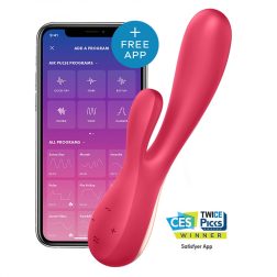   Satisfyer Mono Flex klitoriszágas vibrátor (piros) (APP-os)