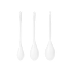 Satisfyer Yoni Power 1. három darabos, intim-izomzat regeneráló készlet (fehér)