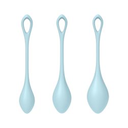   Satisfyer Yoni Power 2. három darabos, intim-izomzat regeneráló készlet (kék)