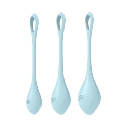   Satisfyer Yoni Power 2. három darabos, intim-izomzat regeneráló készlet (kék)