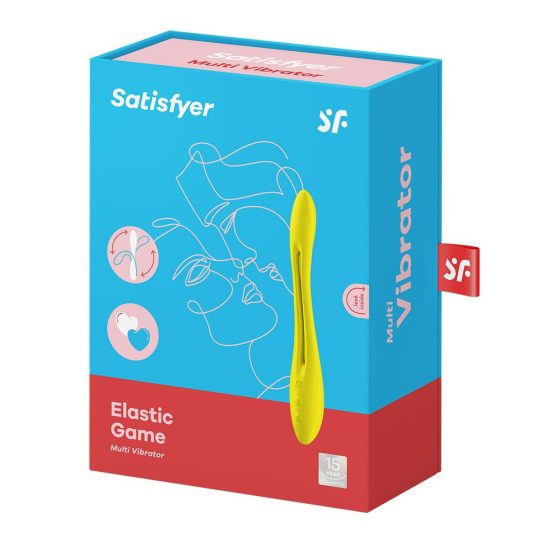 Satisfyer Elastic Game flexibilis szárú duplavibrátor (sárga)