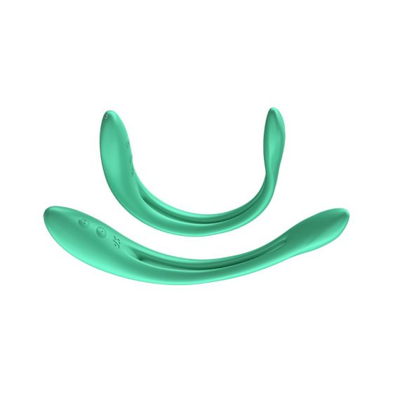Satisfyer Elastic Game flexibilis szárú duplavibrátor (zöld)