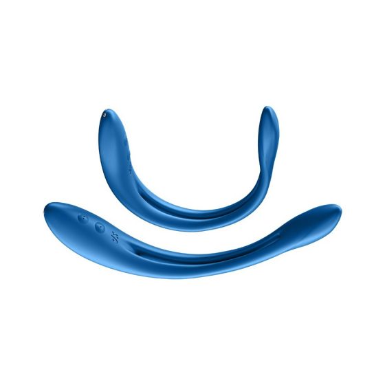Satisfyer Elastic Game flexibilis szárú duplavibrátor (kék)