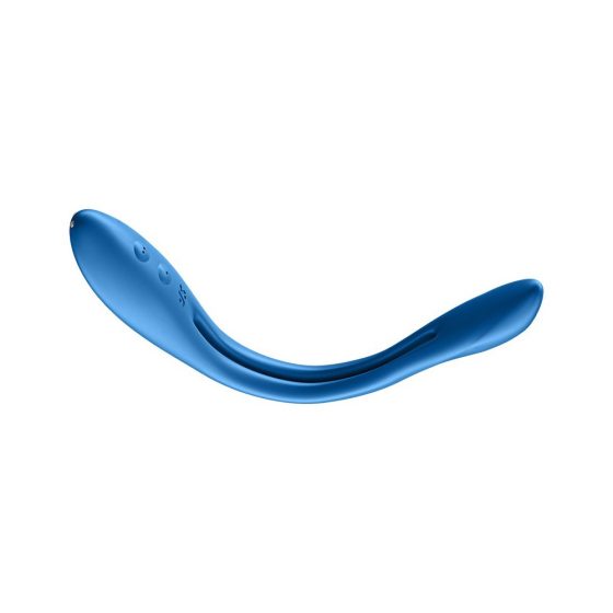 Satisfyer Elastic Game flexibilis szárú duplavibrátor (kék)