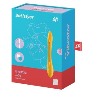 Satisfyer Elastic Joy flexibilis szárú duplavibrátor (sárga)