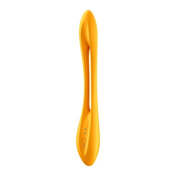 Satisfyer Elastic Joy flexibilis szárú duplavibrátor (sárga)