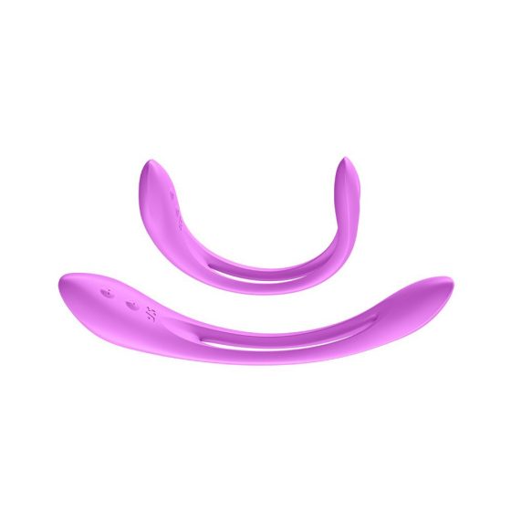 Satisfyer Elastic Joy flexibilis szárú duplavibrátor (lila)