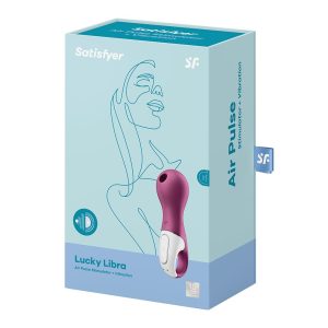 Satisfyer Lucky Libra léghullámos csiklóizgató, vibrációval (lila)