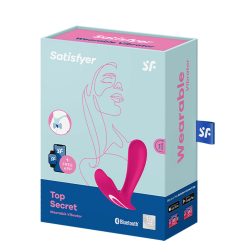   Satisfyer Top Secret kétmotoros vibrátor (rózsaszín) (APP-os)