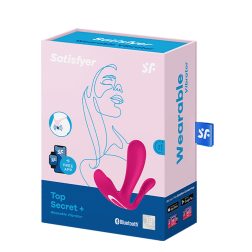   Satisfyer Top Secret+ hárommotoros vibrátor (rózsaszín) (APP-os)