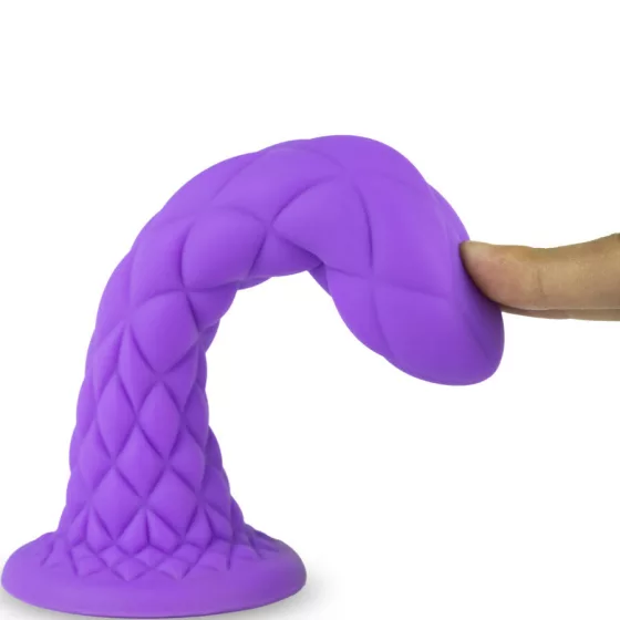 Silexd – Fantasy Line Dreamy prémium dildó (18,5 cm - lila)