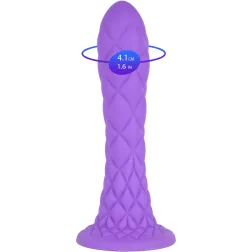   Silexd – Fantasy Line Dreamy prémium dildó (18,5 cm - lila)