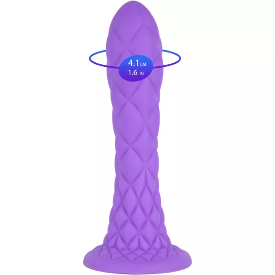 Silexd – Fantasy Line Dreamy prémium dildó (18,5 cm - lila)