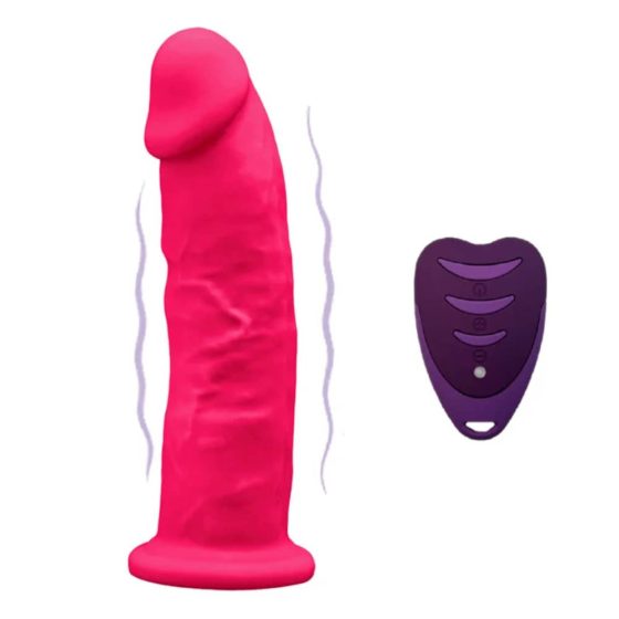 Silexd Model 2. prémium vibrátor, távirányítóval (17,5 cm - rózsaszín)