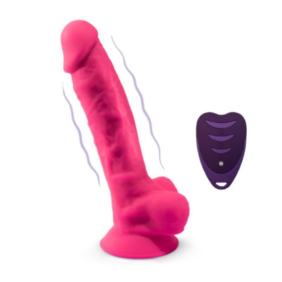 Silexd Model 1. prémium vibrátor, távirányítóval (22 cm - rózsaszín)