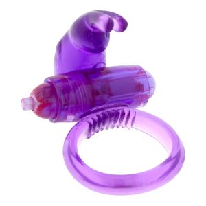 Cockring Rabbit vibrációs péniszgyűrű (lila)