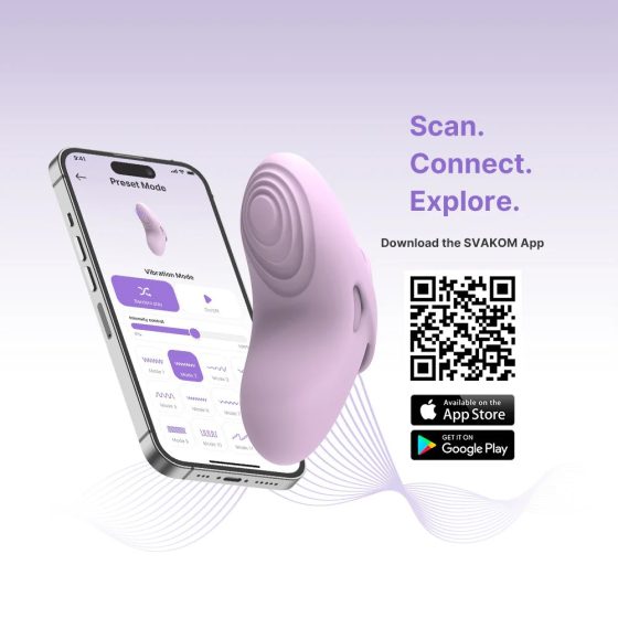 Svakom Echo 2, okos ujjvibrátor, melegítő funkcióval (pink) (APP-os)