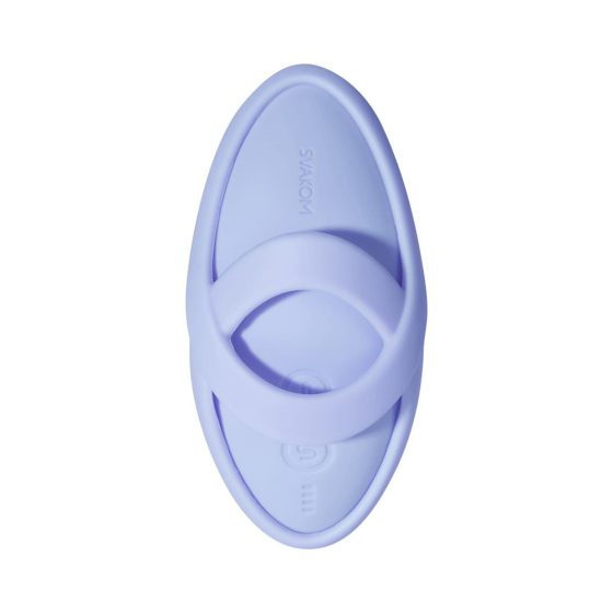 Svakom Echo 2, okos ujjvibrátor, melegítő funkcióval (kék) (APP-os)