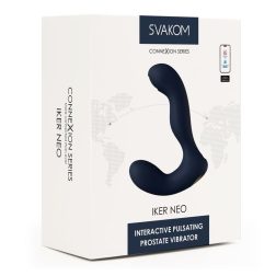   Svakom Iker Neo, interaktív okos prosztata vibrátor/pulzátor (kék) (APP-os)