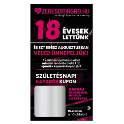 Születésnapi kaparós kupon – ajándék
