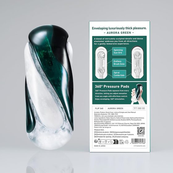 Tenga Flip 360 maszturbátor (zöld)