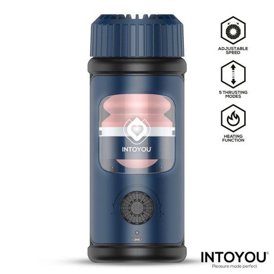 IntoYou Tenkro fel-le mozgó maszturbátor melegítő funkcióval (kék)