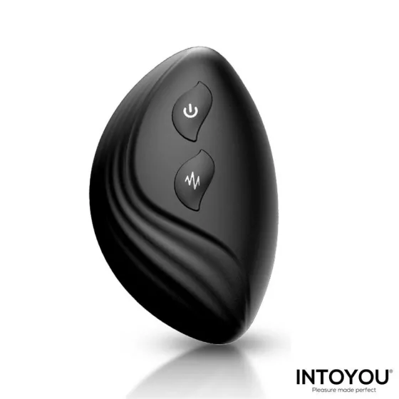 IntoYou - Synkox párvibrátor, vibrációs pénisz és heregyűrűvel, távirányítóval