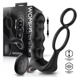   IntoYou Womp lökő prosztatavibrátor, here és péniszgyűrűvel, távirányítóval