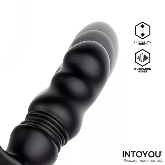 IntoYou - Womp lökő prosztatavibrátor, here és péniszgyűrűvel, távirányítóval