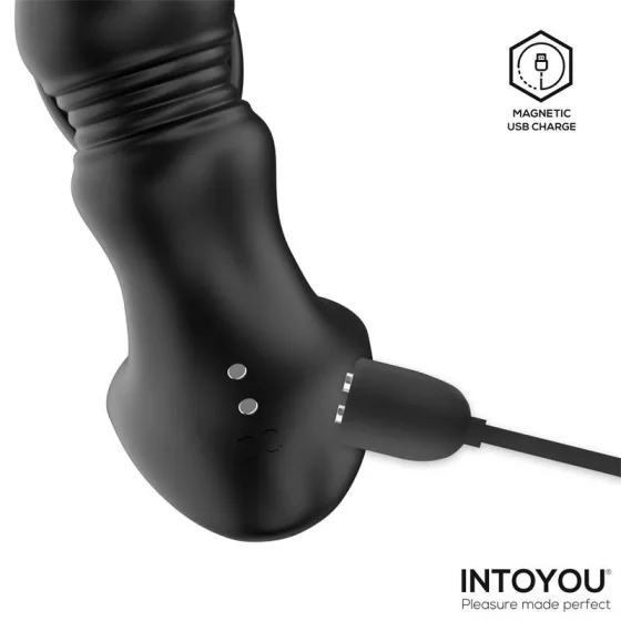 IntoYou - Womp lökő prosztatavibrátor, here és péniszgyűrűvel, távirányítóval